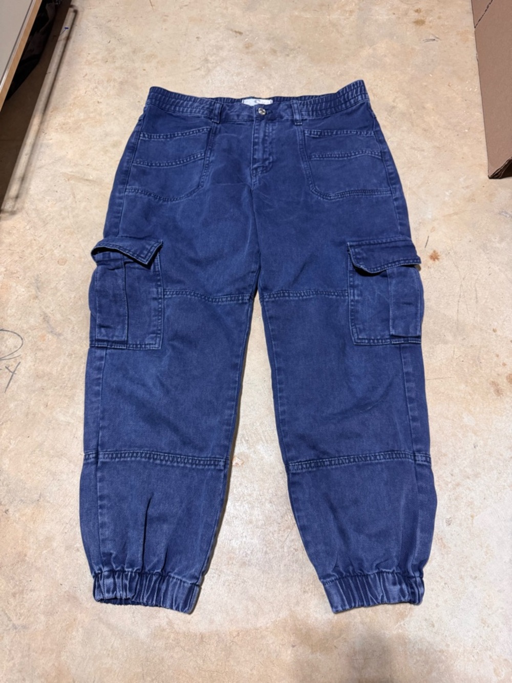 Free People We The Free Platoon Cargo Pants Women’s Size Small Blue